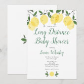 Baby shower op lange afstand Sprinkle van Mail Lem Kaart (Voorkant / Achterkant)