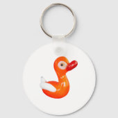 Baby shower Oranje eenden Sleutelhanger (Voorkant)