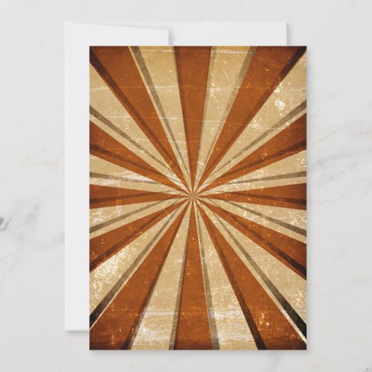 Baby shower Oranje uitnodiging (Achterkant)