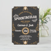 Baby shower Ornament van Halloween Spider Kaart (Staand voorkant)