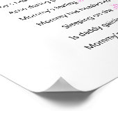 Baby shower Oude vrouwen Tale Gender Prediction Si Poster (Hoek)