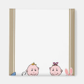 BABY SHOWER OUDER MOM DAD MAGNEET (Voorkant)