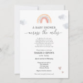 Baby shower over de mijlen kaart (Voorkant)
