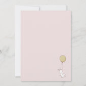 Baby shower over de mijlen kaart (Achterkant)