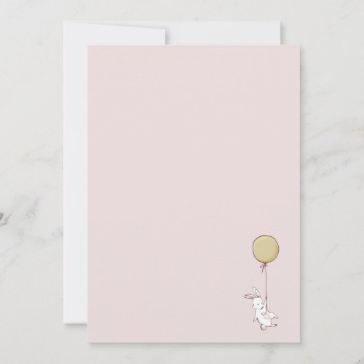 Baby shower over de mijlen kaart (Achterkant)