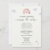 Baby shower over de mijlen kaart (Voorkant)