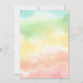 Baby shower over de mijlen kaart (Achterkant)