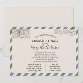 Baby shower over lange afstand per post kaart (Voorkant / Achterkant)