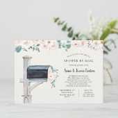 Baby shower over lange afstand per post kaart (Staand voorkant)