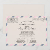 Baby shower over lange afstand per post kaart (Voorkant / Achterkant)