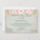 Baby shower over lange afstand per post kaart (Achterkant)