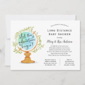 Baby shower over lange afstand per post kaart (Voorkant)