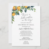 Baby shower over lange afstand per post kaart (Voorkant)