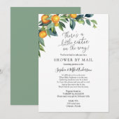 Baby shower over lange afstand per post kaart (Voorkant / Achterkant)