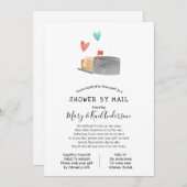 Baby shower over lange afstand per post kaart (Voorkant / Achterkant)