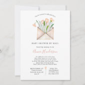 Baby shower over lange afstand per post kaart (Voorkant)