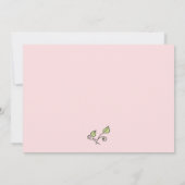 baby shower Owl Uitnodigen Kaart (Achterkant)