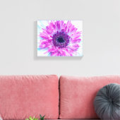 Baby shower paarse blauwe ventilator canvas afdruk (Insitu (Woonkamer))