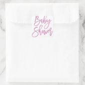 Baby shower Paarse Verhuur Sticker (Tas)