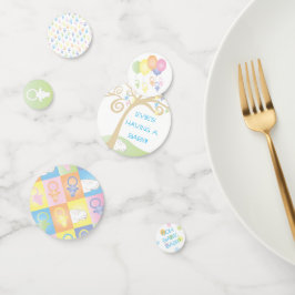 Baby shower Paci Bunny Confetti