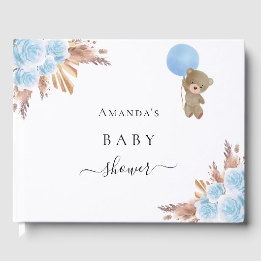 Baby shower pampa's gastenboek (Voorkant)