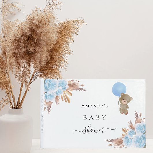 Baby shower pampa's gastenboek