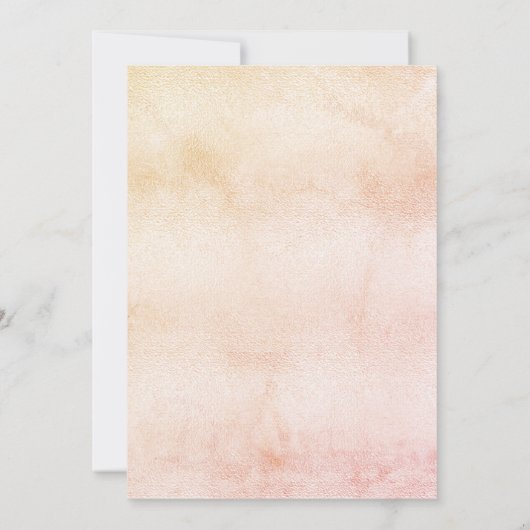 Baby shower pampas gras teddy beer roos gouden mei kaart (Achterkant)