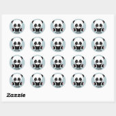  Baby shower Panda Het is een Jongen Stickers (Vel)
