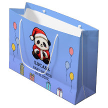 Baby Shower Panda Kerstman Grote Cadeautas