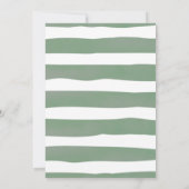 Baby shower Pap Jokes Spel Groene Teddy Bear Kaart (Achterkant)