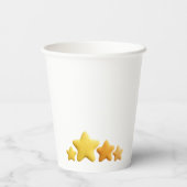 Baby Shower Paper Cup – Little Lion & Star Papieren Bekers (Achterkant)