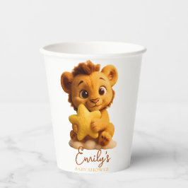 Baby Shower Paper Cup – Little Lion & Star Papieren Bekers