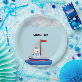 Baby Shower Paper Plates Papieren Bordje