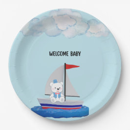 Baby Shower Paper Plates Papieren Bordje