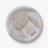 Baby shower Papier Bord Sjabloon –  (Voorkant)