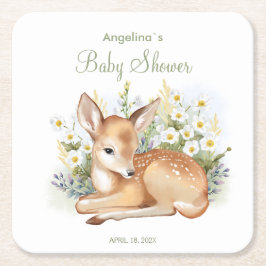 Baby shower papier Onderzetter