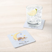 Baby shower papier onderzetter een schattig konijn (Insitu)