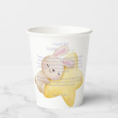 BABY SHOWER PAPIEREN BEKERS (Achterkant)