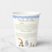 BABY SHOWER PAPIEREN BEKERS (Achterkant)