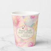 BABY SHOWER PAPIEREN BEKERS (Voorkant)