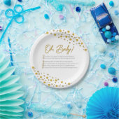 Baby Shower Papieren Bord (Feest)