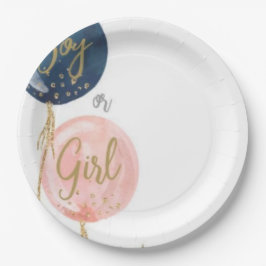 Baby shower papieren bord