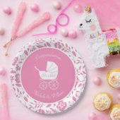  Baby shower Papieren Bordje (Feest)