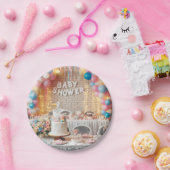 Baby shower papieren bordje (Feest)