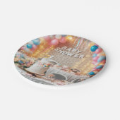 Baby shower papieren bordje (Gekanteld)