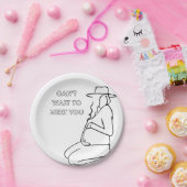 Baby Shower Papieren Bordje (Feest)