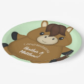 Baby shower papieren bordje (Gekanteld)