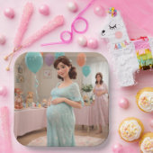 Baby shower papieren bordje (Feest)