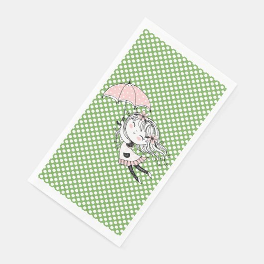 Baby shower-papieren gasthanddoeken servet (Hoek)