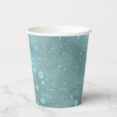 Baby shower Papieren koppen "Gold Dolphin Baby" 8  Papieren Bekers (Achterkant)